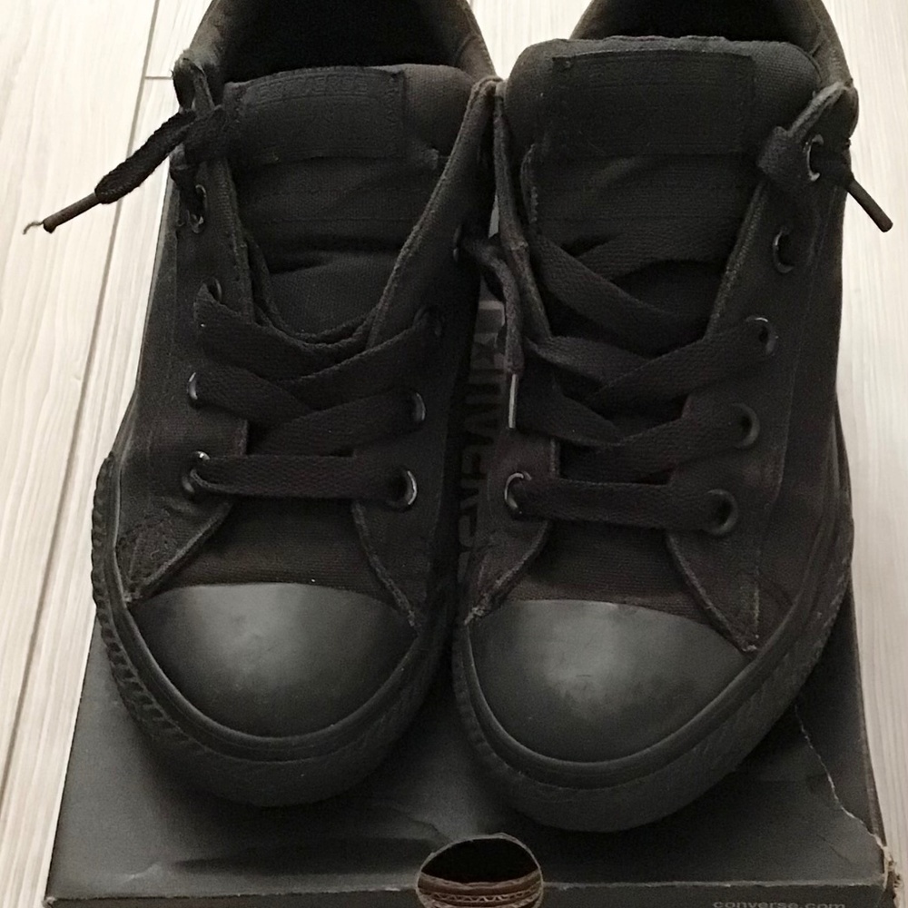 All black converse